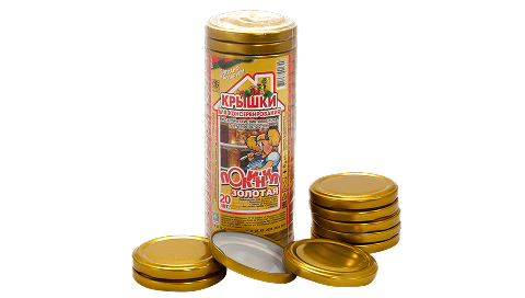 Крышки Твист-офф III-66 «Полинка®» Золотая