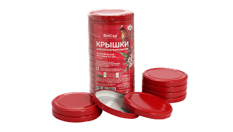 Крышки Твист-офф III-100 «Belcap®» Красная