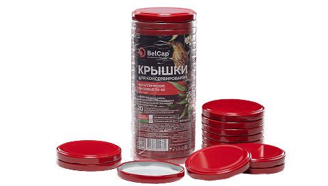 Крышки Твист-офф III-82 «Belcap®» Красная